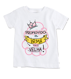 Camisa personalizada promovida a irmã mais velha cód2504