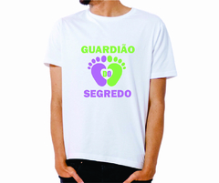 Camisa Masculina Guardião do Segredo Verde e Lilás