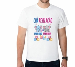 Camisa Personalizada Elefantinhos Chá Revelação