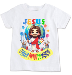 Camisa ministério infantil Jesus o maior pintor do mundo