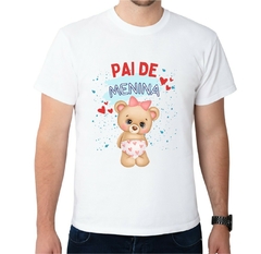 Camisa Personalizada Pai de Menina Ursinha 001