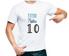 Camisa Personalizada Titio Nota 10