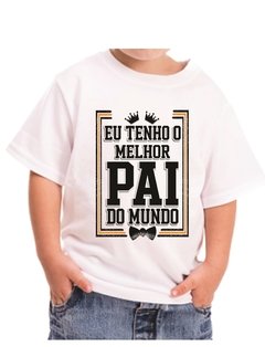 Kit 2 camisas Tal Pai Tal Filho Melhor Pai do Mundo na internet