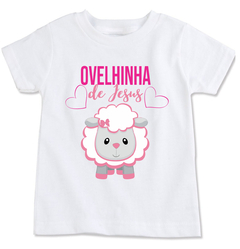 Camiseta personalizada infantil ovelhinha de Jesus