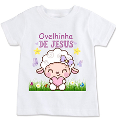 Camisa personalizada com frase ovelhinha de Jesus