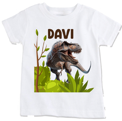 Camisa Personalizada Infantil Dinossauro realista 2112