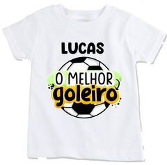 Camiseta personalizada tema futebol o melhor goleiro 01