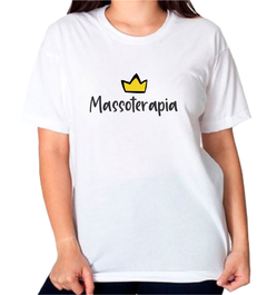 1 Camiseta Personalizada Profissões Massoterapia