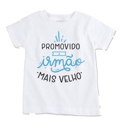 Camiseta infantil promovido a irmão mais velho2905