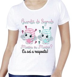 1 Camiseta guardiã elefantinhos pijama