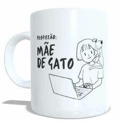 Caneca Personalizada Profissão Mãe de Gato