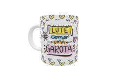 Caneca infantil lute como uma garota - comprar online