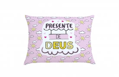 Travesseiro Presente de Deus para bebê na internet