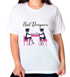 1 Camiseta personalizada profissão manicure nail designer