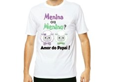 Kit 2 Camisas Personalizadas Chá Revelação Ovelhinhas amor do papai e da mamãe - comprar online