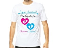 Kit 2 Camisas Personalizadas Chá Revelação Corações - comprar online