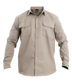 Camisa de Trabajo Beige en internet