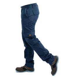 PANTALON CARGO DE TRABAJO AZUL MARINO FULL WORK