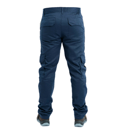 PANTALON CARGO DE TRABAJO AZUL MARINO FULL WORK - SB SHOP