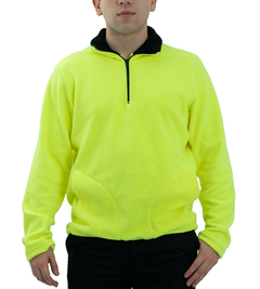 BUZO DE POLAR AMARILLO FLUO