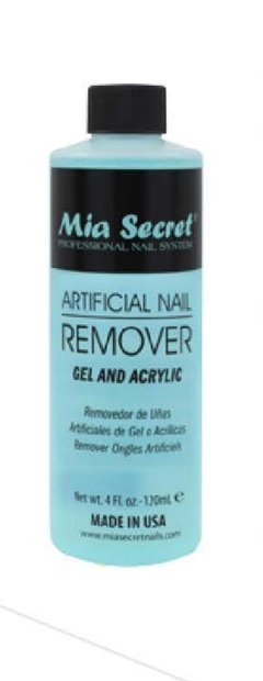 REMOVEDOR DE ESMALTE PERMANENTE Y UÑAS ARTIFICIALES MIA SECRET - comprar online