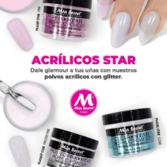 POLIMERO CLEAR (TRANSPARENTE) STARS MIA SECRET