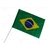 Bandeira do Brasil de Mão em Tecido c/ Cabo 20x30cm