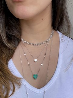 Choker Coração Vazado - comprar online