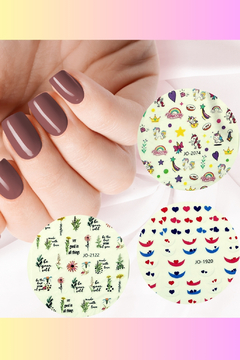 STICKERS AUTOADHESIVOS (JOYFUL NAIL) - comprar online