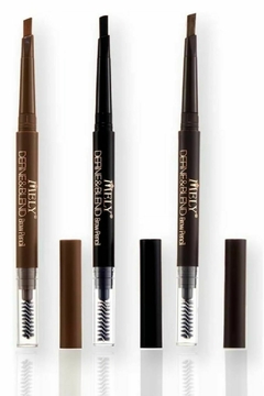 Lapiz Cejas Cepillo Mely Natural Tatto Maquillaje Colores - comprar online