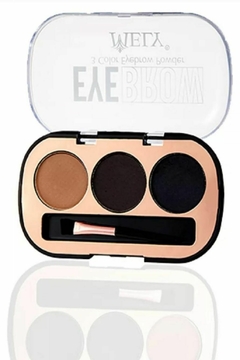 Paleta Polvo Pomada Para Cejas Brow Mely x3 Colores con Aplicador - comprar online