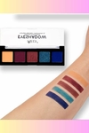 Paleta Sombras Mely Eyeshadow 5 Colores Metalizado Satinado