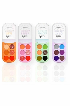 Paleta de Sombras Ojos Mely Matcha Milk Tea 6 Colores