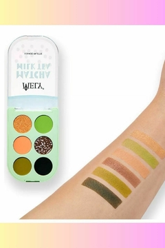 Paleta de Sombras Ojos Mely Matcha Milk Tea 6 Colores - tienda online