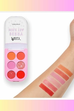 Paleta de Sombras Ojos Mely Matcha Milk Tea 6 Colores - comprar online