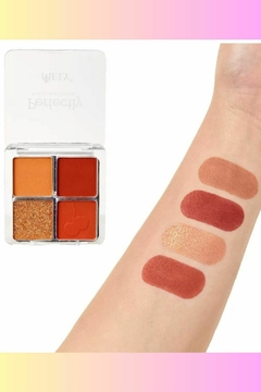 Mini Paleta de Sombra Perfectly 4 colores - Mely - tienda online