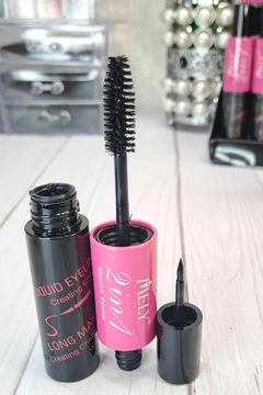 Mascara De Pestañas Y Delineador 2 En 1 Mely - comprar online