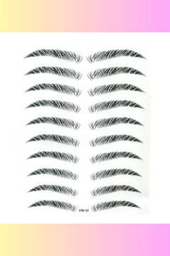 PLANTILLA DE TATUAJE PARA CEJAS - Beauties