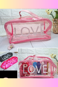 Neceser Transparente "Love"