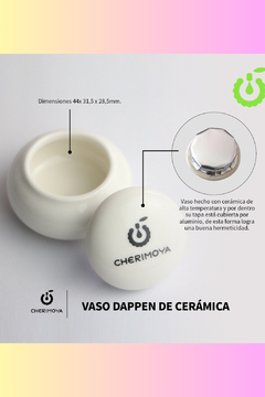 VASO DAPPEN CERAMICA (CHERIMOYA) - comprar online