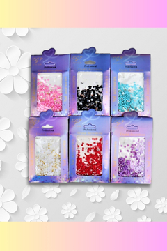 APLIQUE ACRILICOS DE FLORES & CAVIAR PARA UÑAS (CITY GIRL) - comprar online