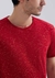 Camiseta Básica Masculina Regular Em Flamê - comprar online