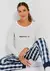 Pijama Longo Feminino Estampado - comprar online