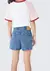 Shorts Saia Jeans Infantil Menina - Azul - comprar online