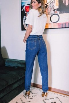 Calça MOM Jeans Escuro - Alcance Jeans - Charlotte Collection