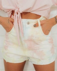 Shorts Sorella Tie Dye Claro - Alcance Jeans