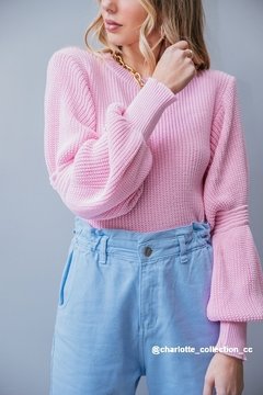 Blusa Tricot Punho Duplo - Slow Style - comprar online