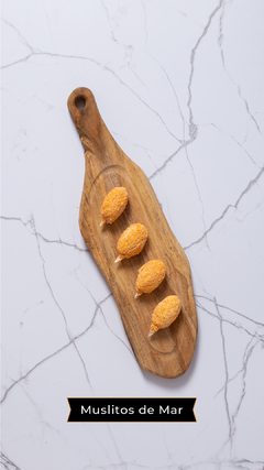 Muslitos de surimi y pescado blanco con pinza de cangrejo rebozados x 1 kilo - comprar online