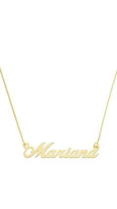 Colar Personalizado Manuscrito Banhado em Ouro 18k - comprar online