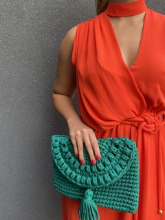 Bolsa Clutch Giovana Antonelli Verde